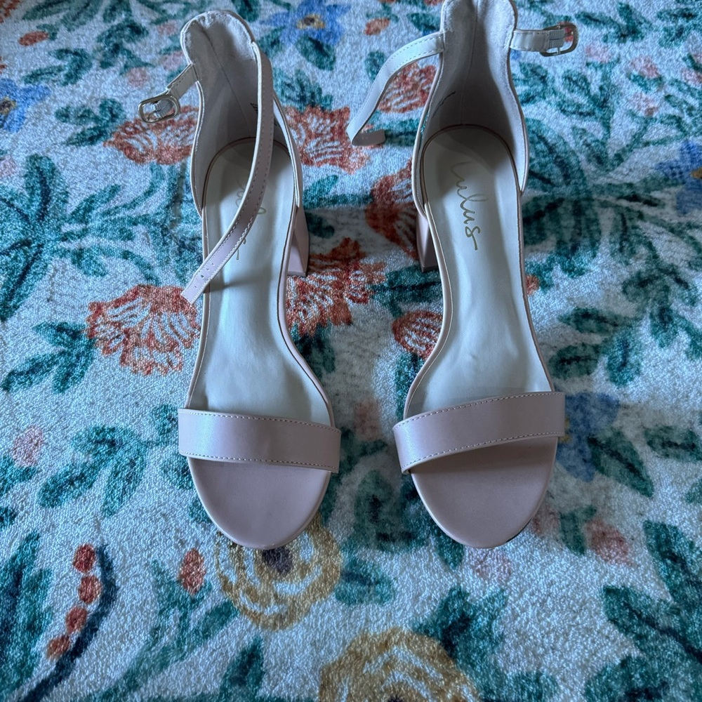 lulus ankle strap heel